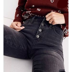 MADEWELL Cali Demi-Boot Asymmetrical Hem Jean